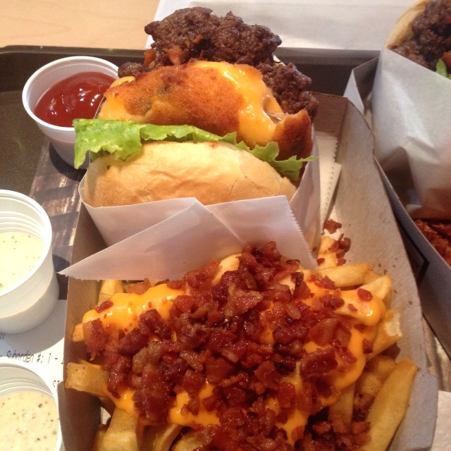 La shack con extra de tocineta 