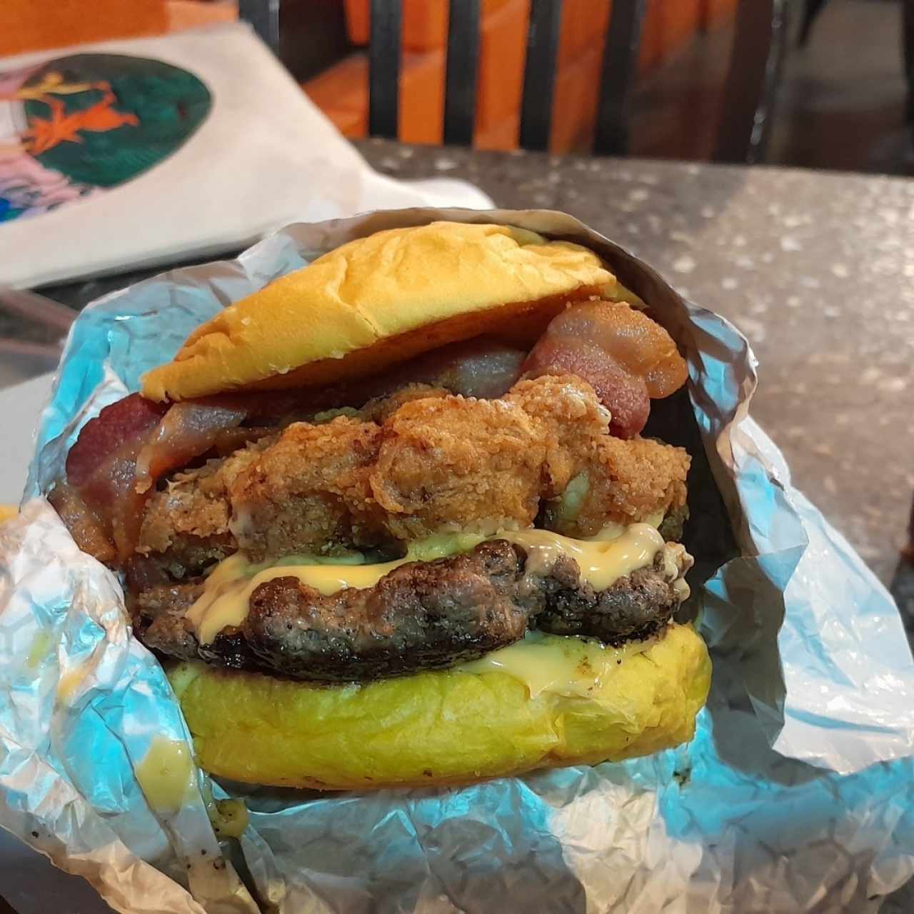 Holy Cheese Bacon doble mixta!