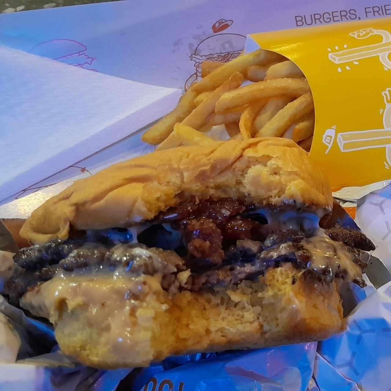 Sweet Bacon and Truffle no se parece a la del menú 😂