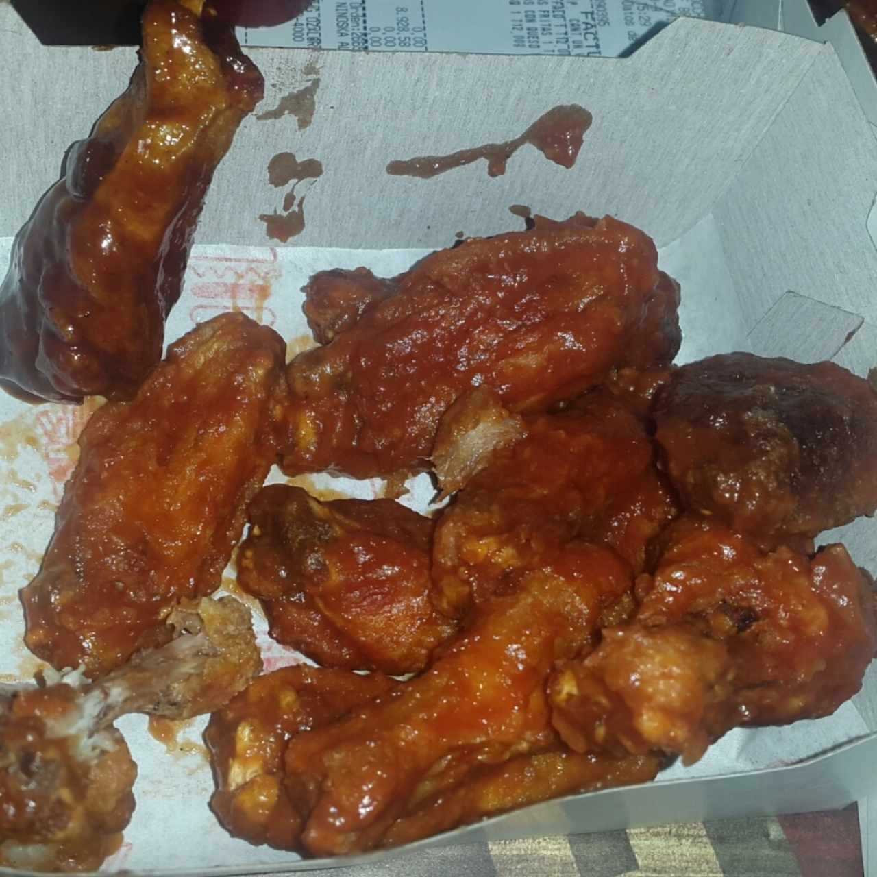 alitas de pollo bbq