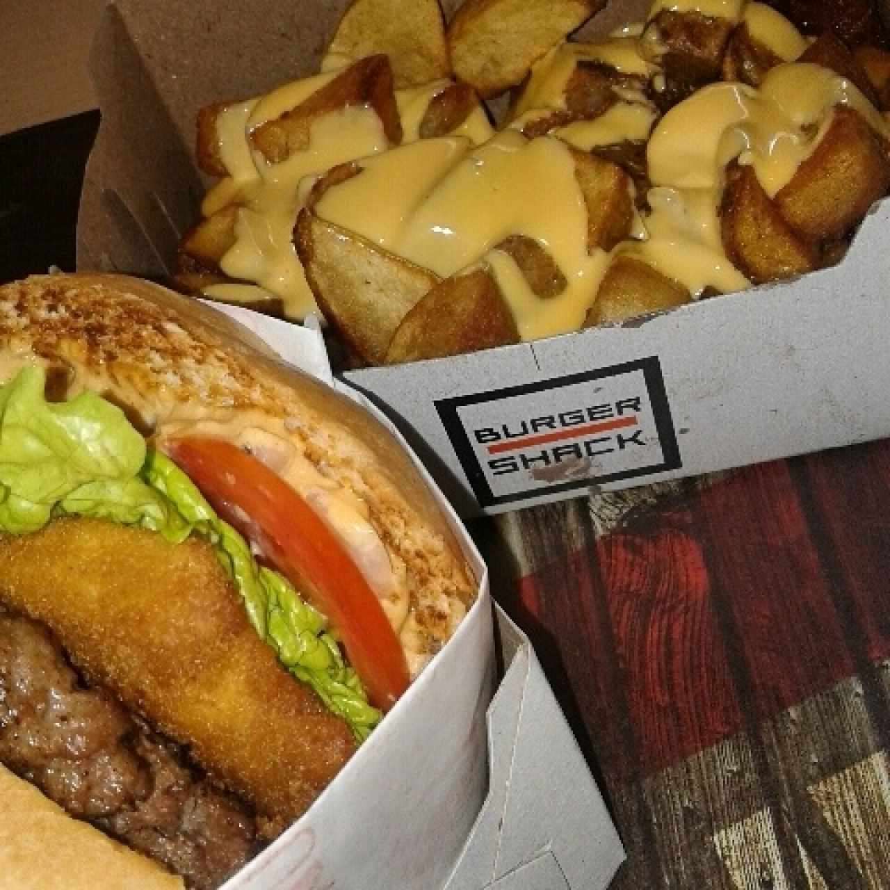 hamburguesa y papitas! 