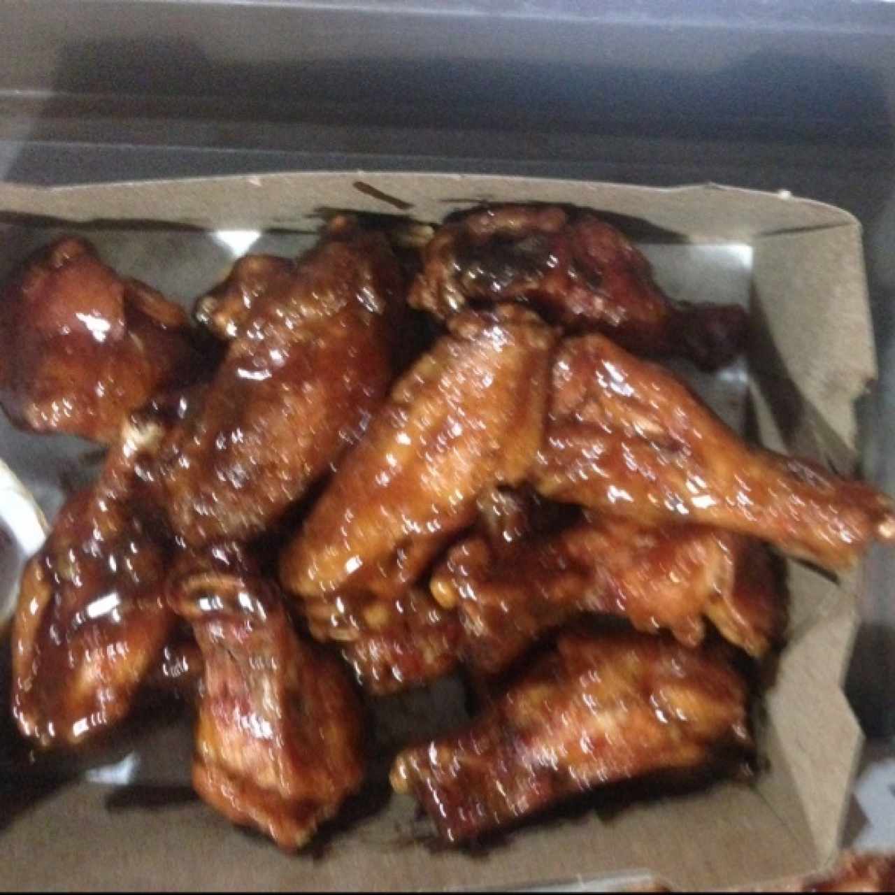 alitas de pollo BBQ