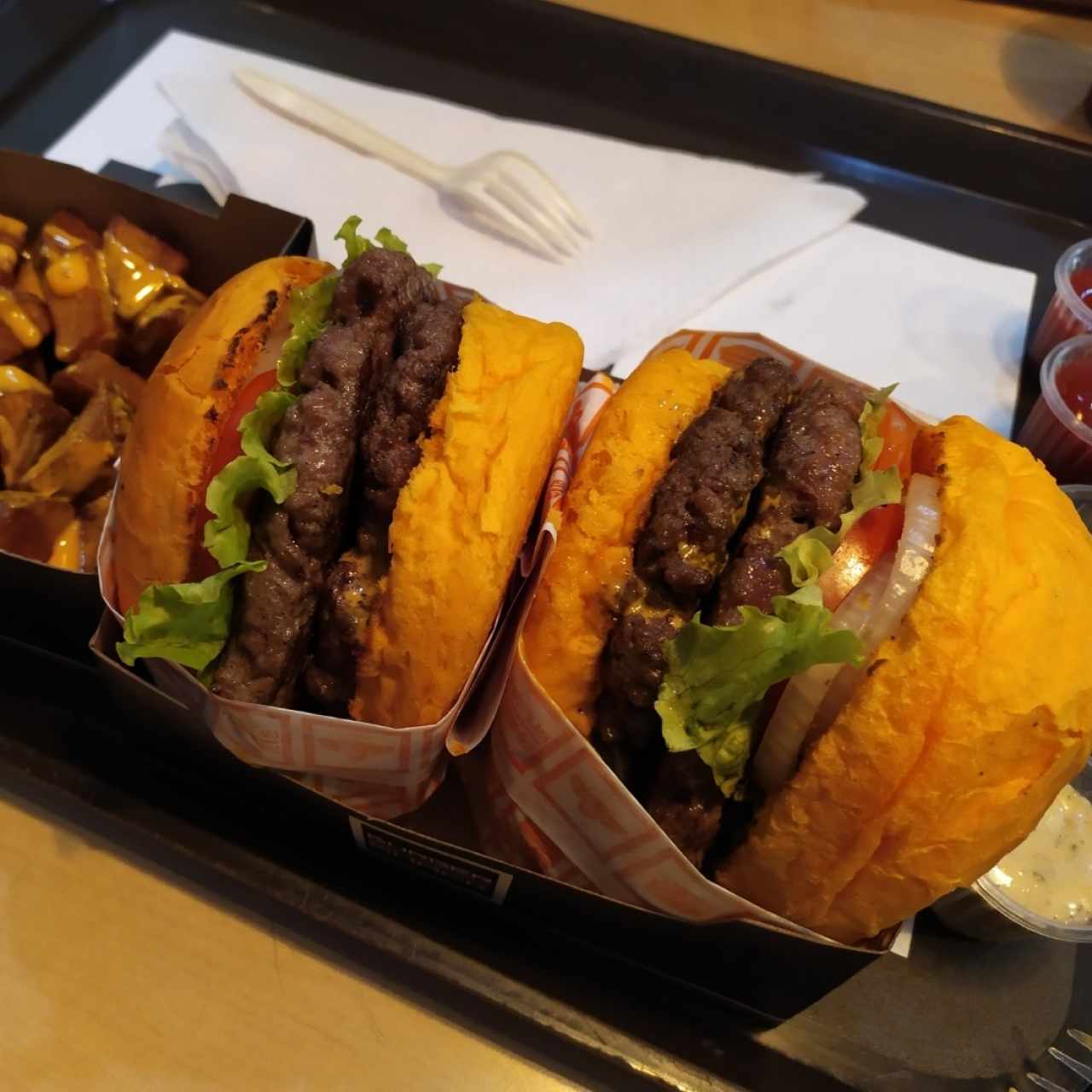 Hamburguesas clásicas - combo dúo (carne extra)