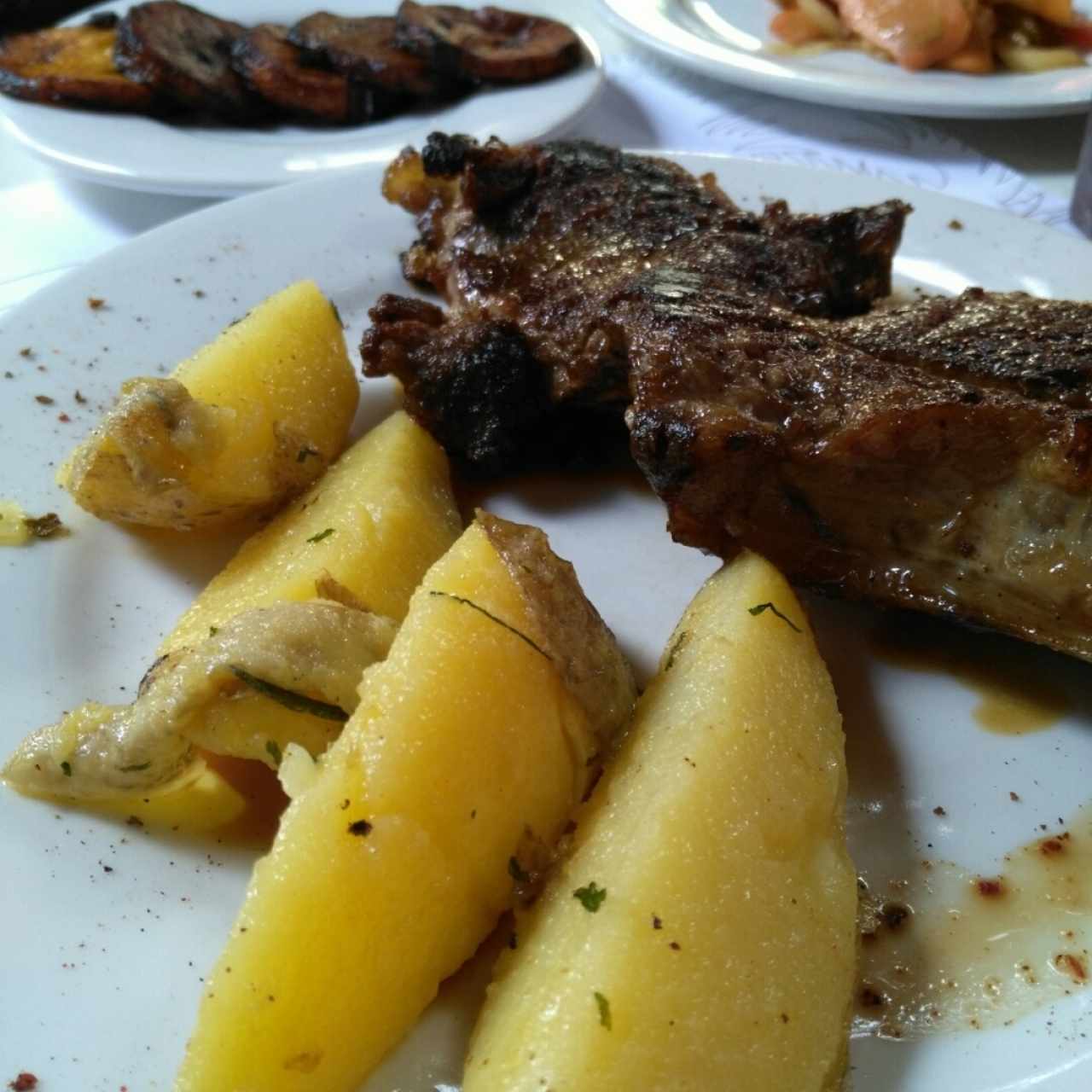 corte de solomo con papas 😋