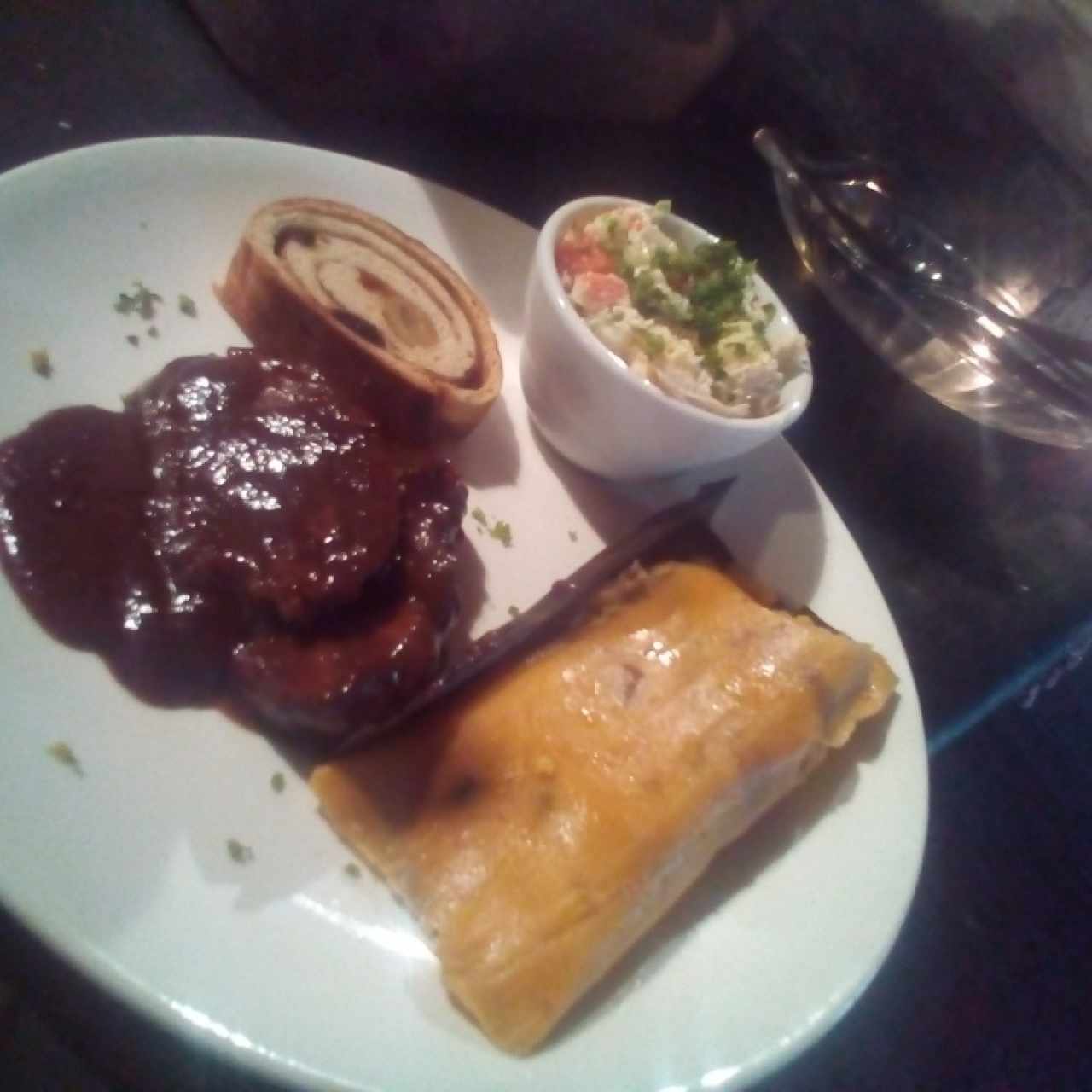 plato navideño
