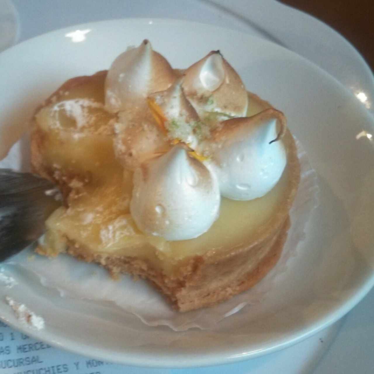 pie de limón