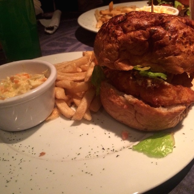 Hamburguesa de Camarones