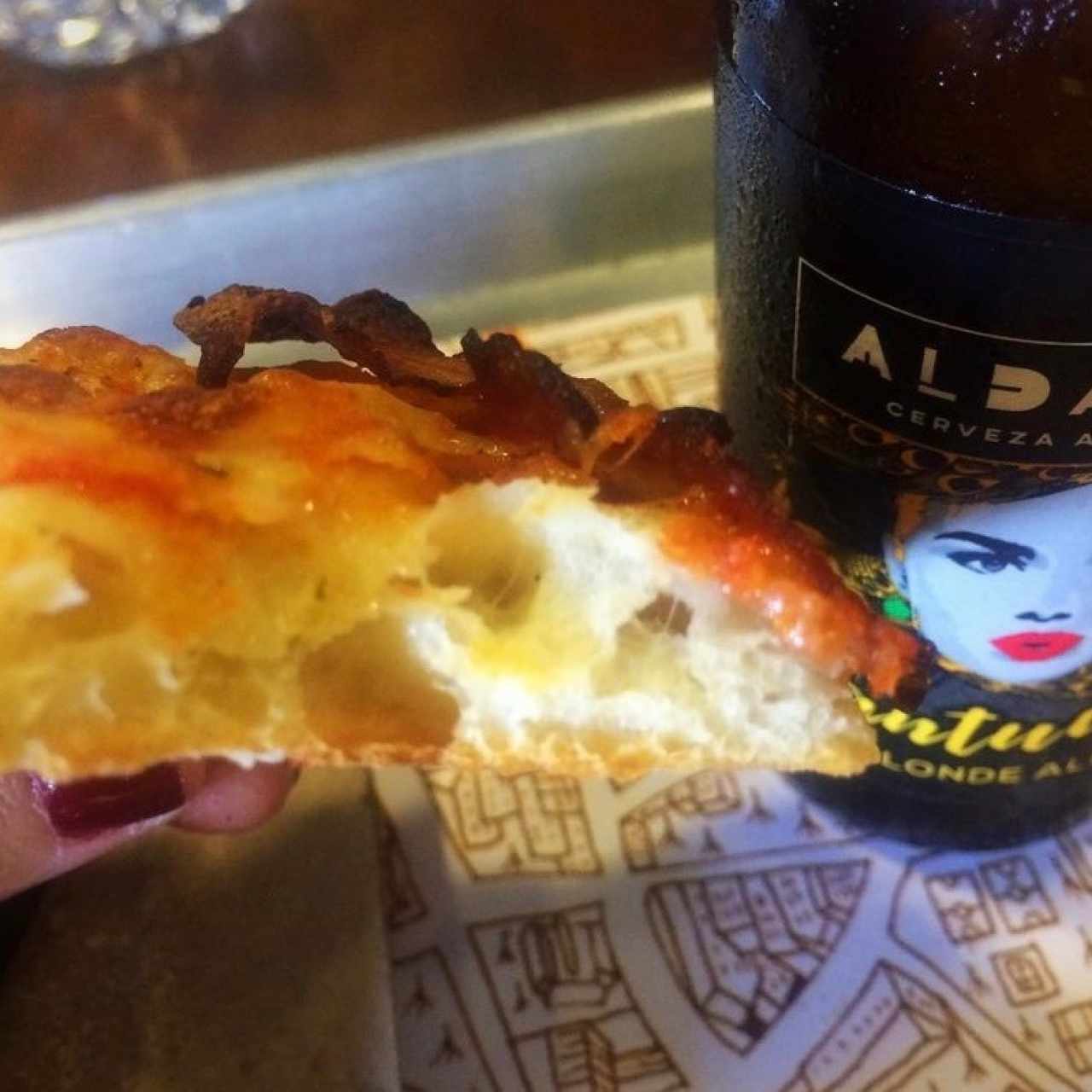 Pizzas - Jamón con Champiñón