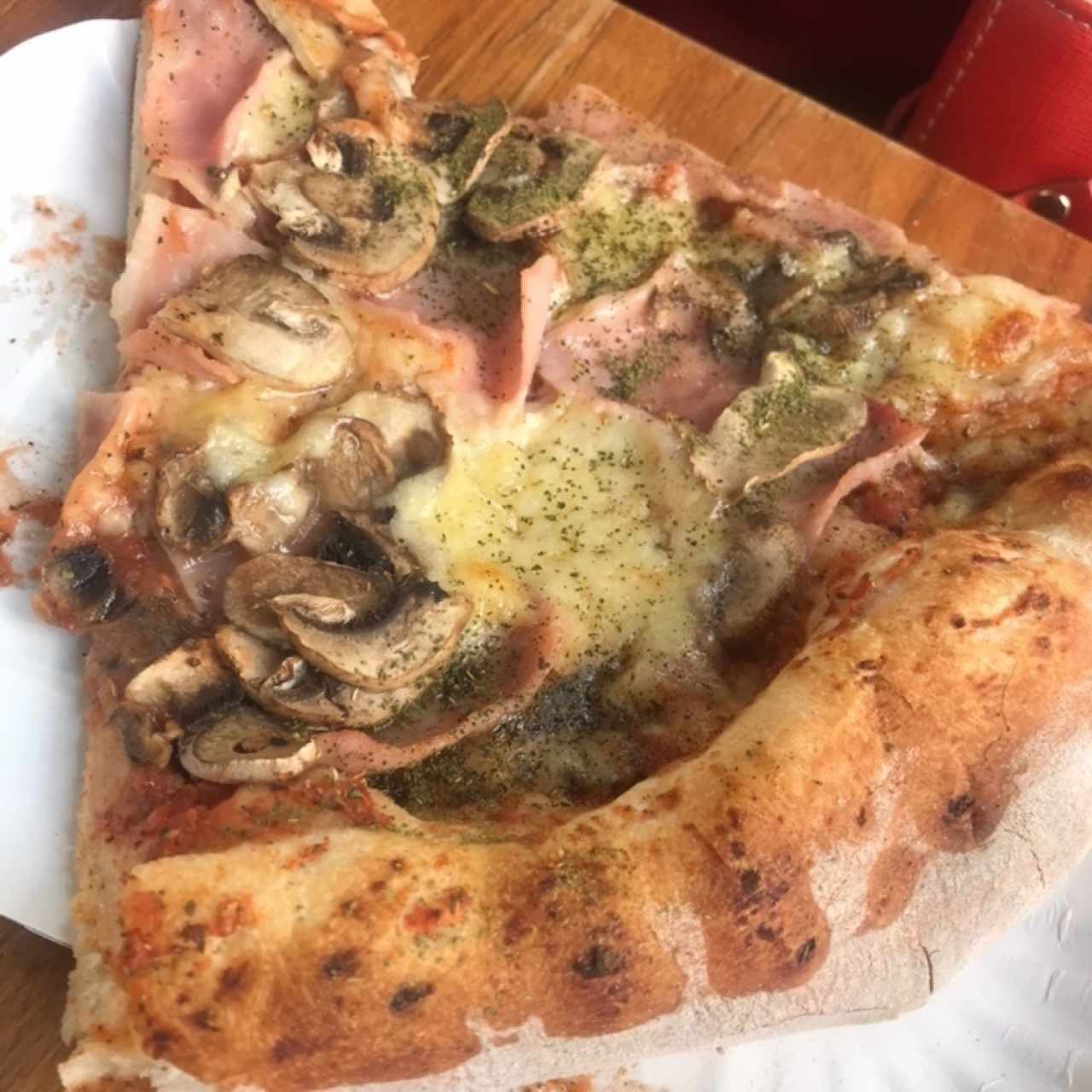 Pizzas - Jamón con Champiñón