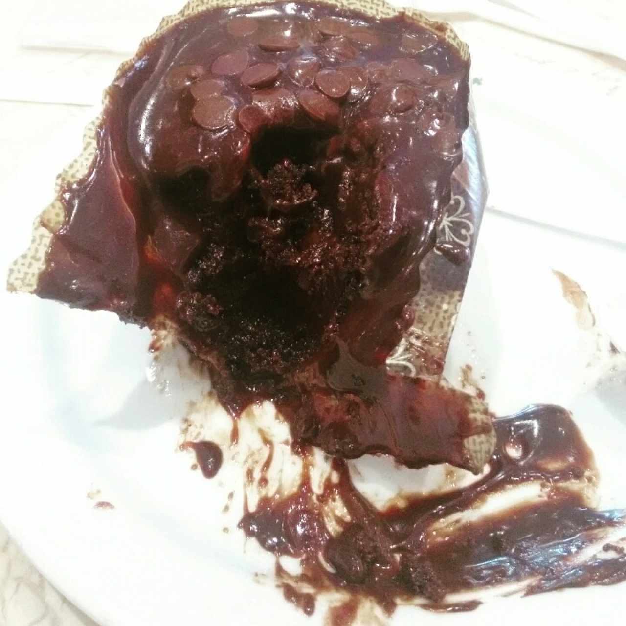 volcan de chocolate