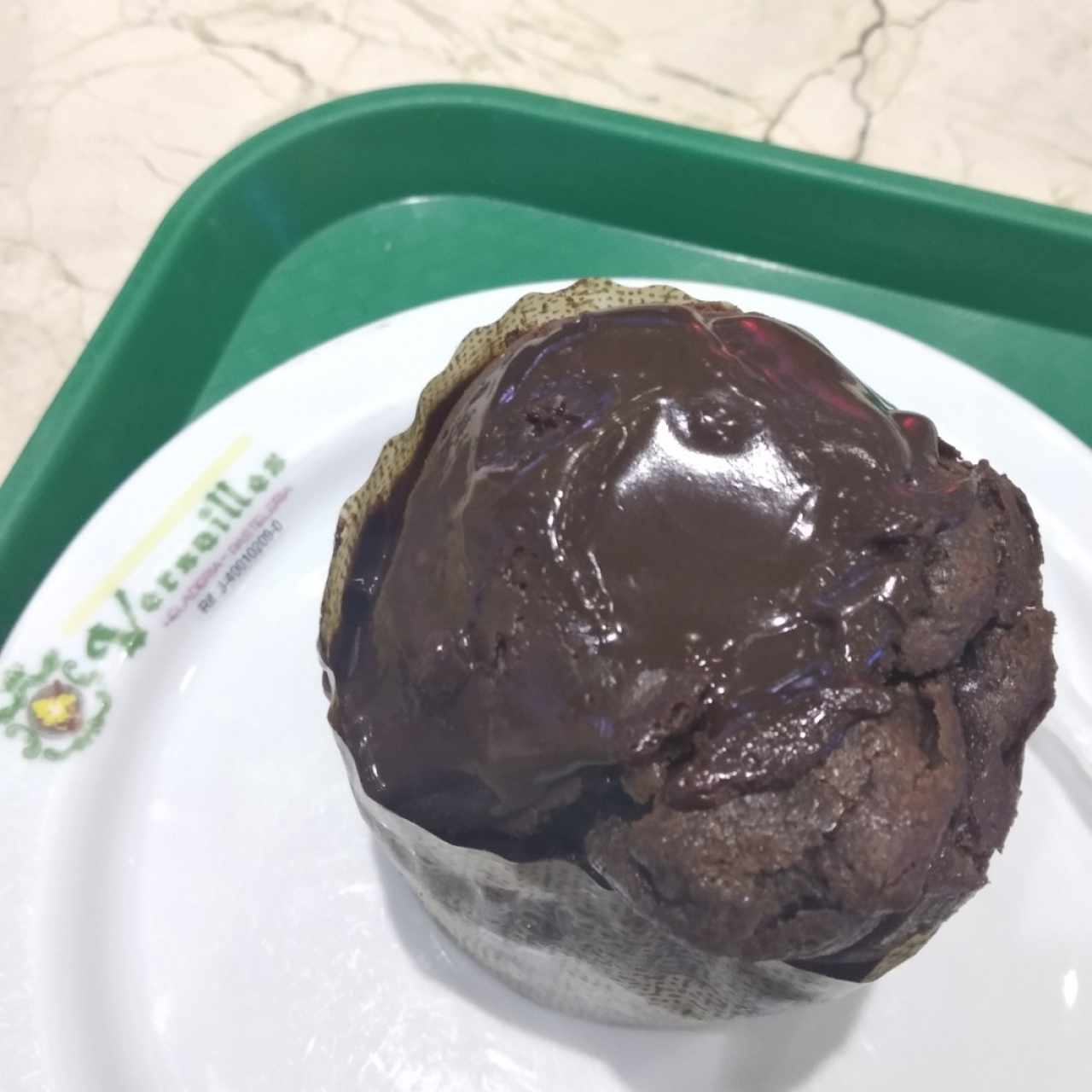 Volcán de chocolate