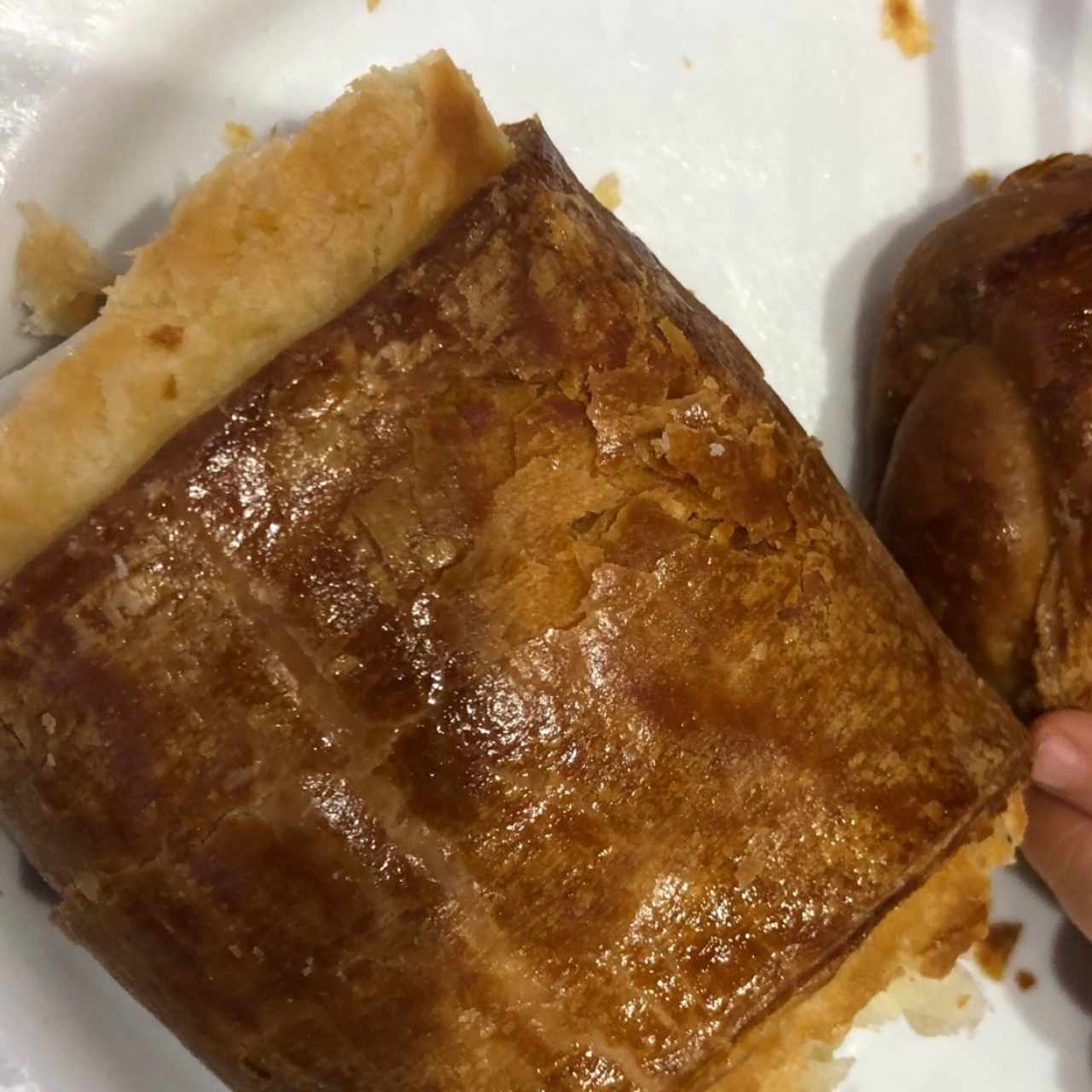 Croissant De jamon y queso crema