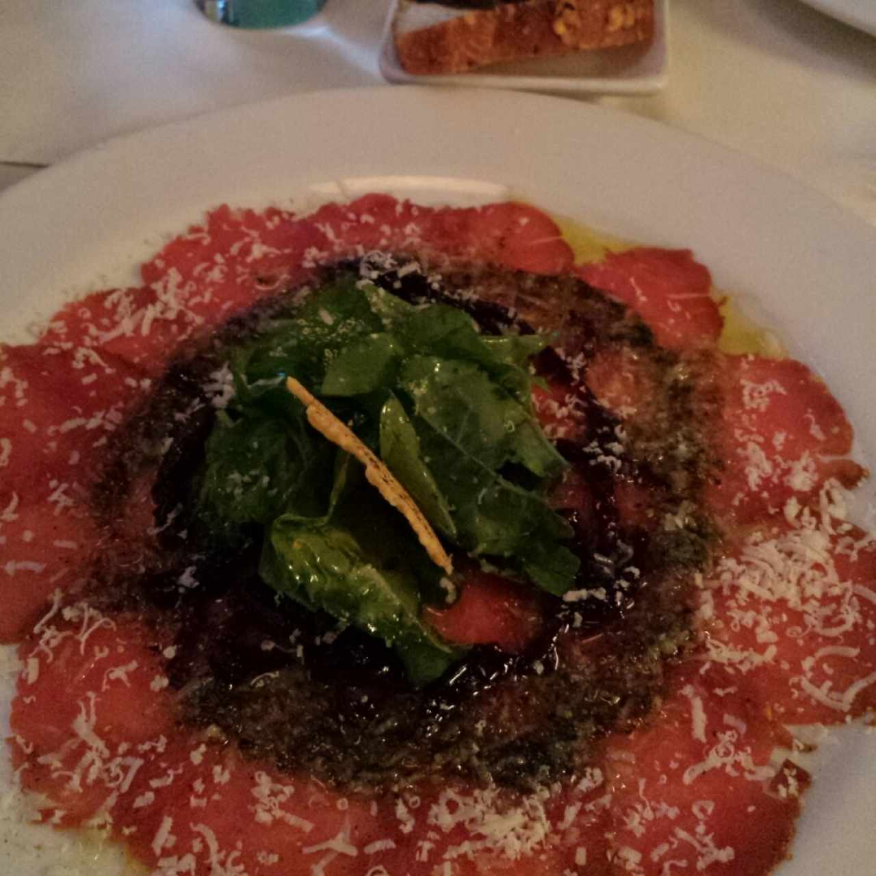 carpaccio de lomito