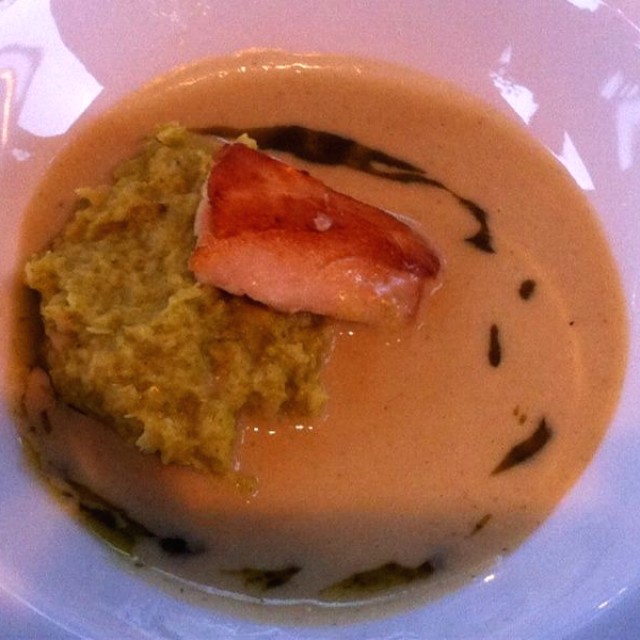 Curvina y puré de brocoli 