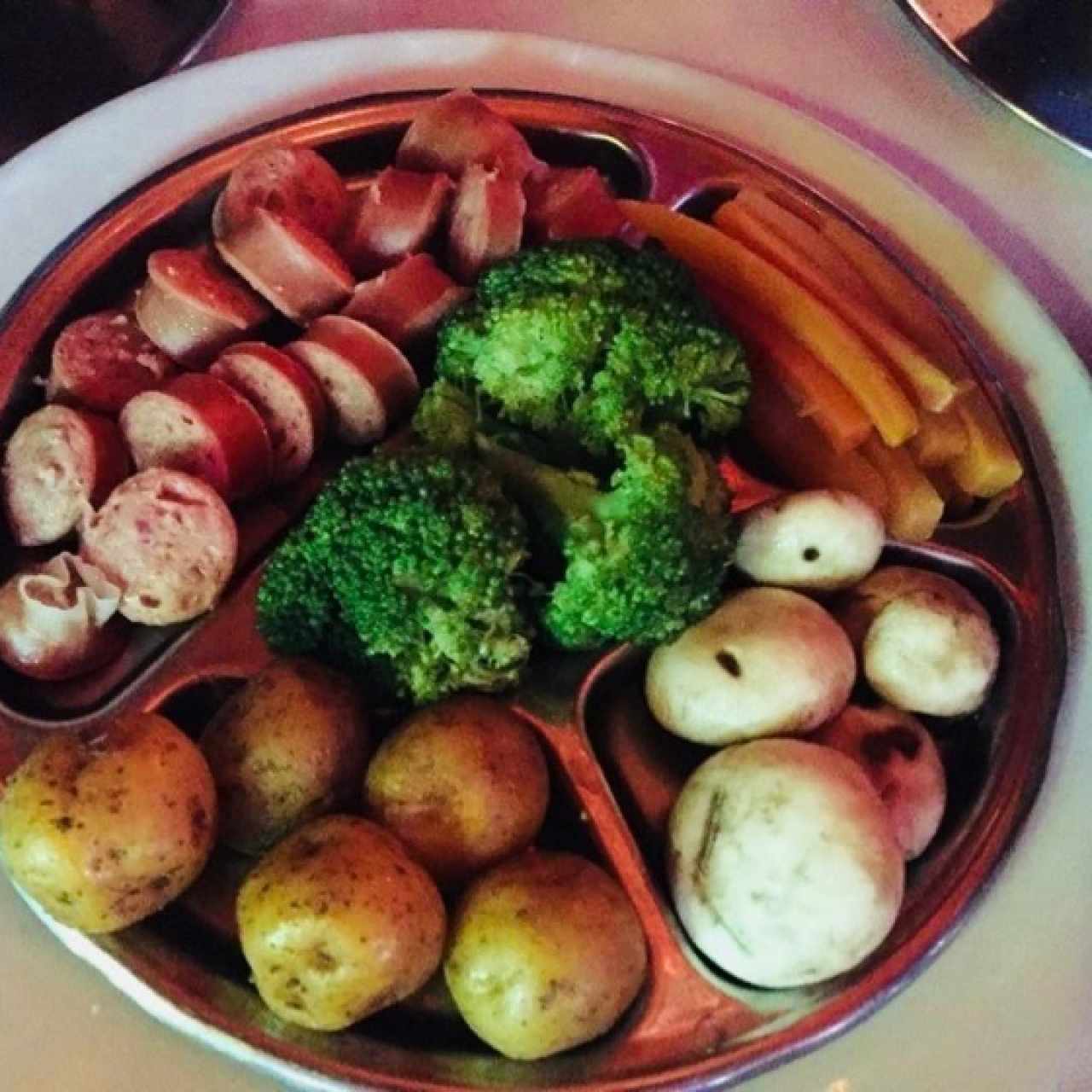 Guarnición del Fondue de Queso Especial