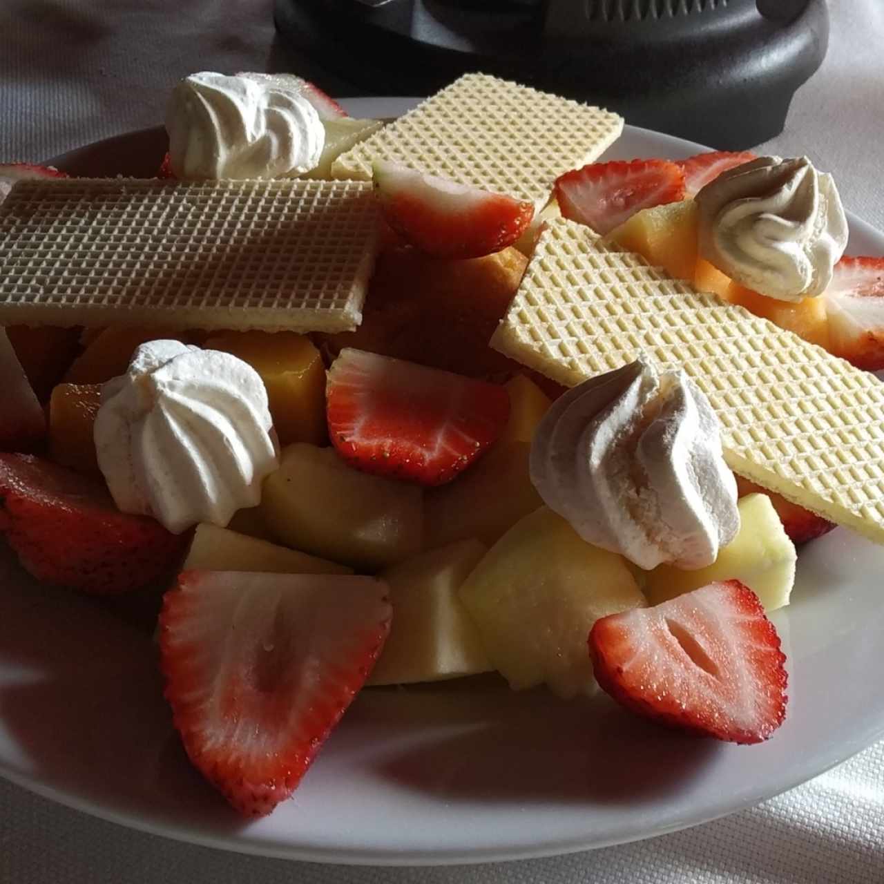 para el fondue de chocolate