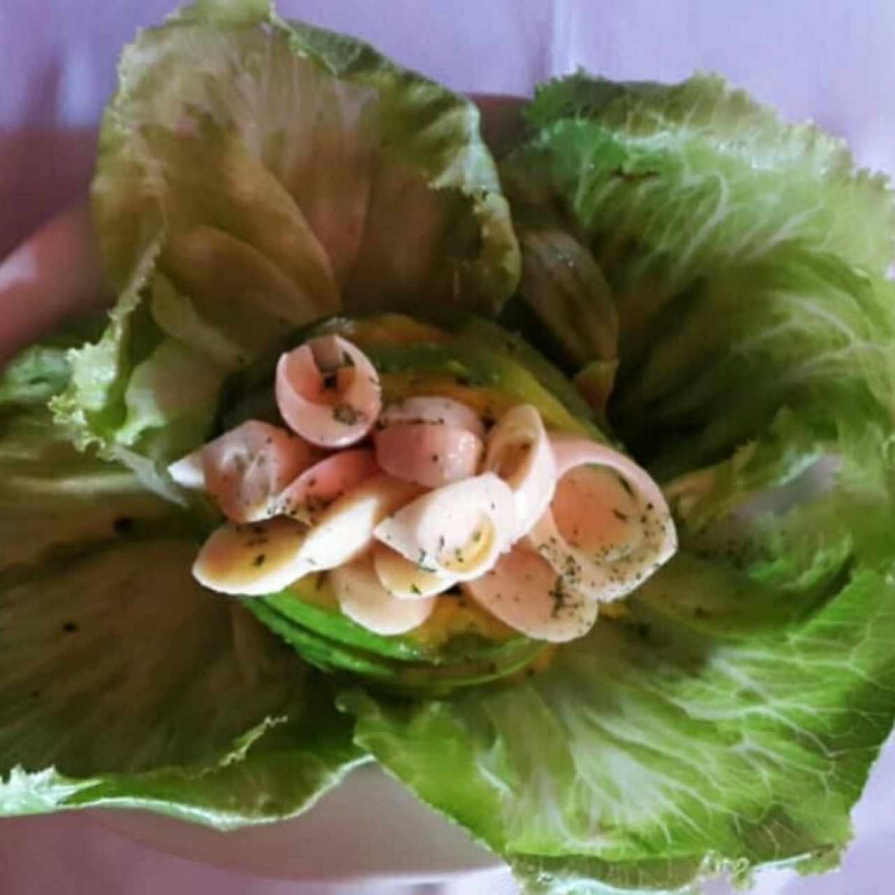 Ensalada Palmito y Aguacate