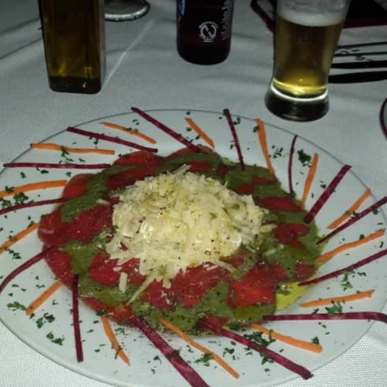 carpaccio finas hiervas