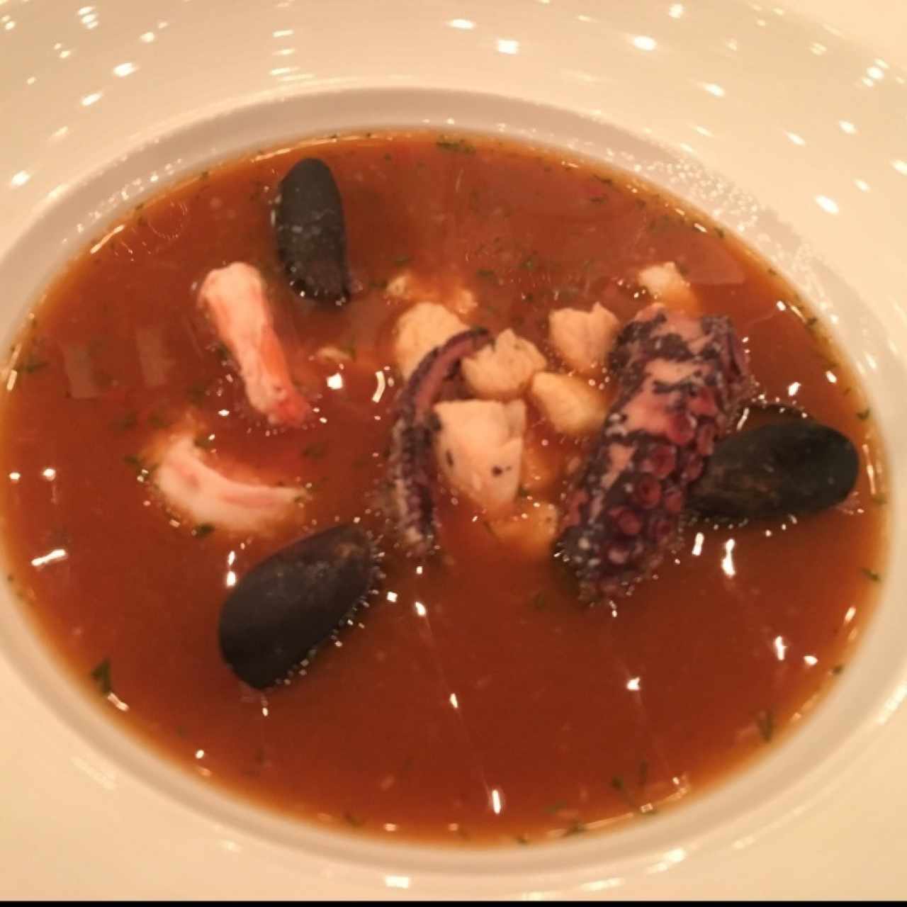 cazuela de mariscos