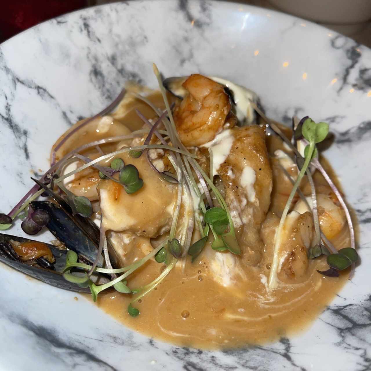 Casuela de mariscos