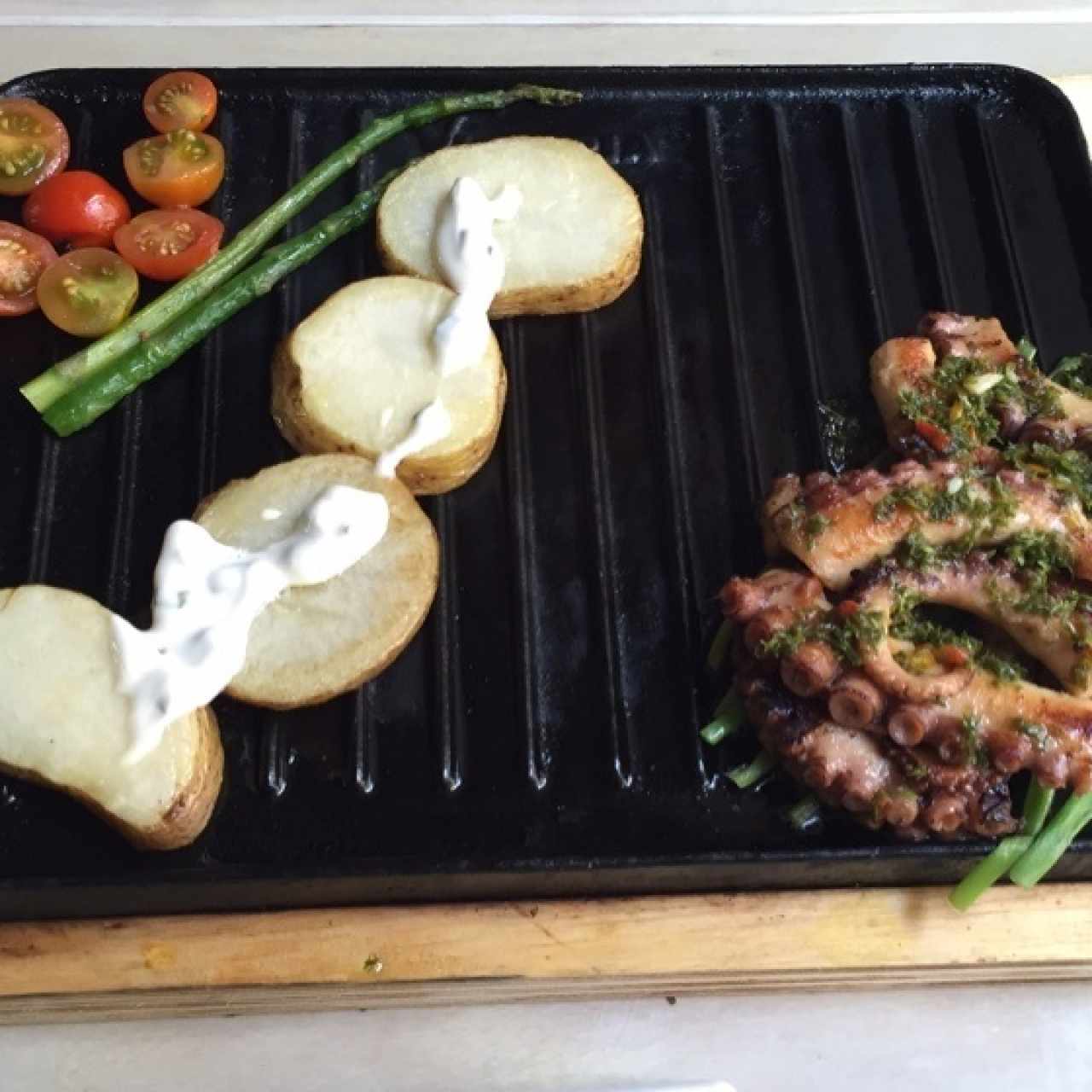Pulpo a la brasa