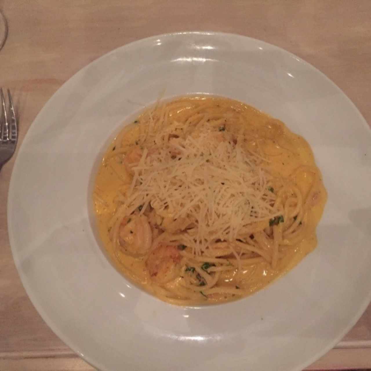Pasta con Mariscos al estilo peruano