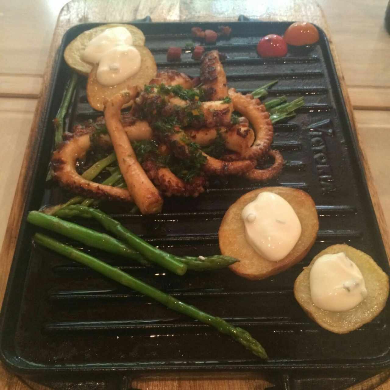 Pulpo a la parrilla