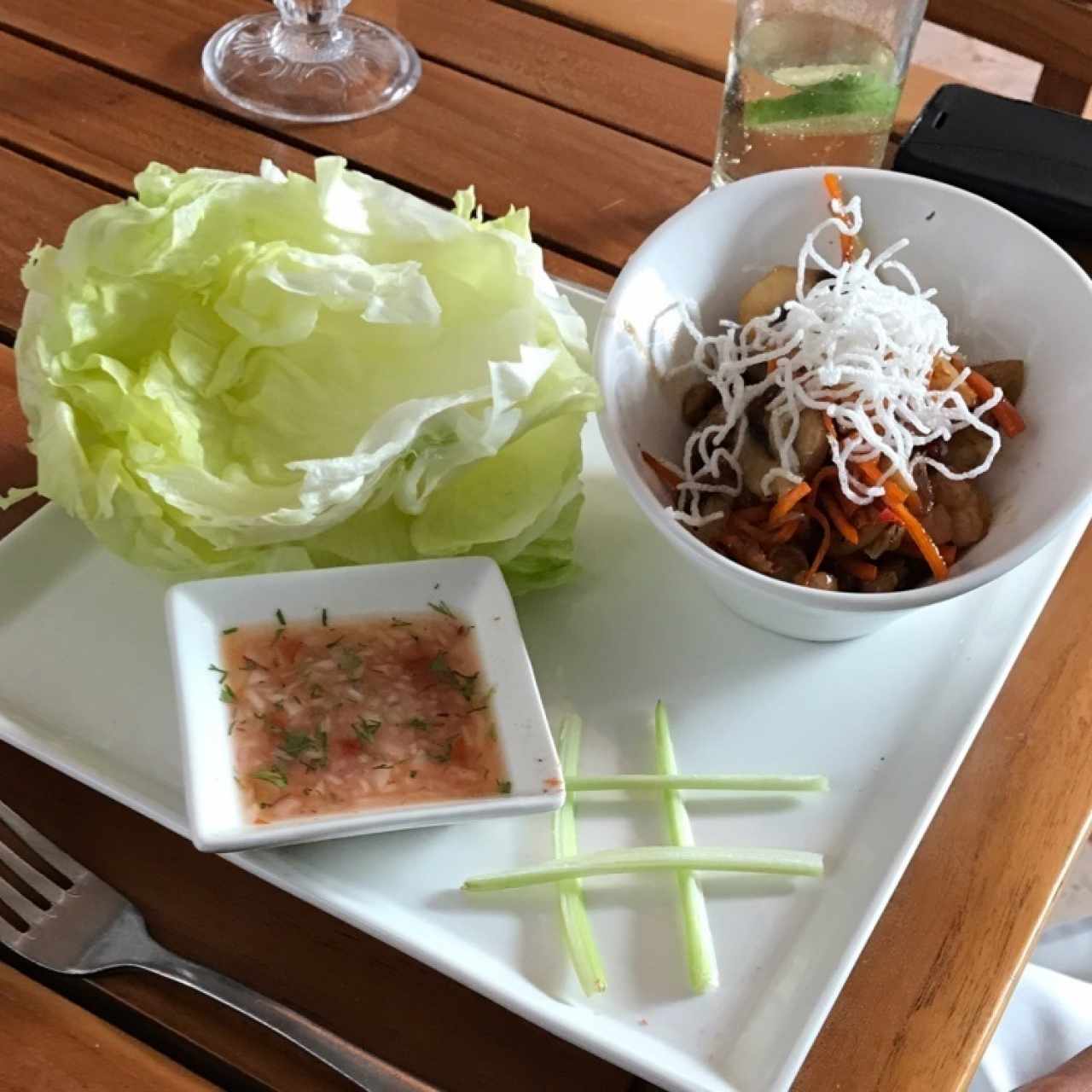 Wrap de Camarones
