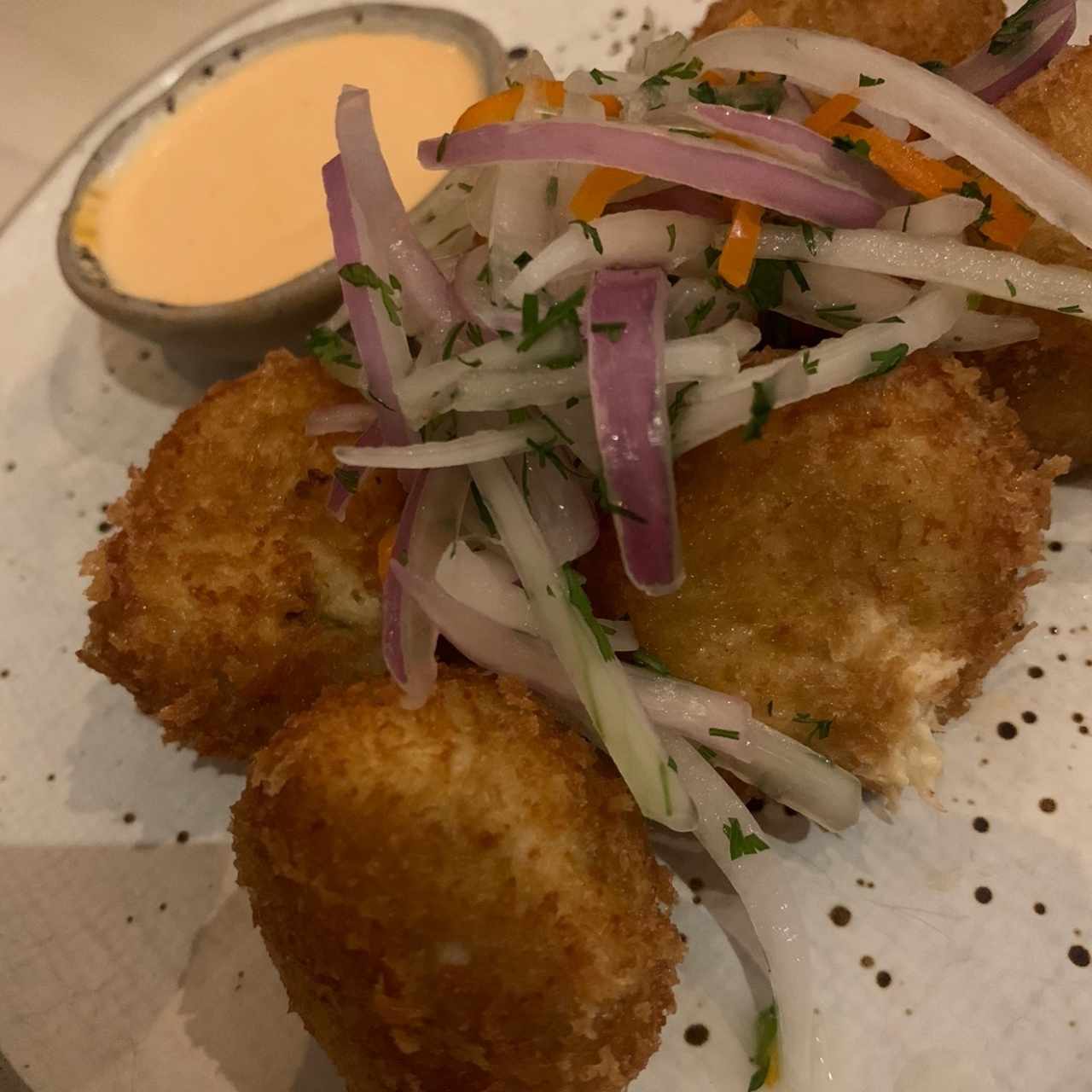 Croquetas de cangrejo