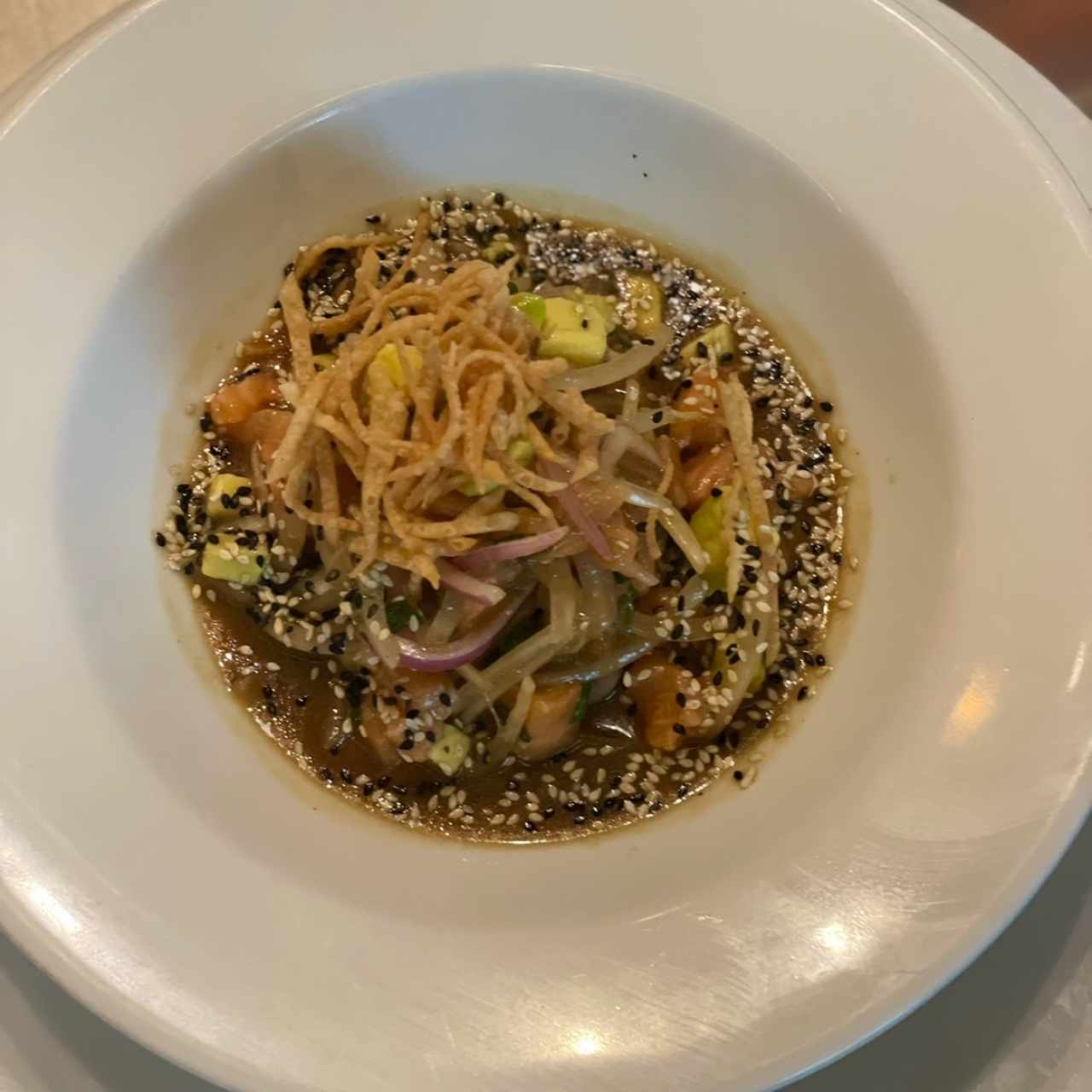 Ceviche oriental 