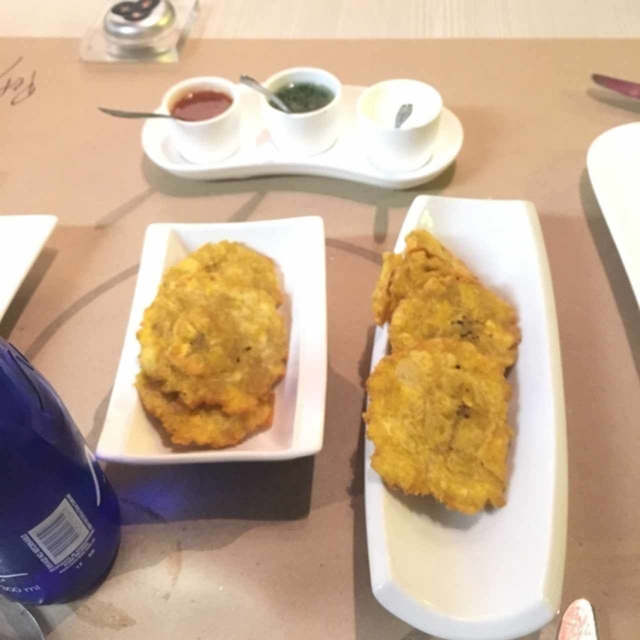 patacones cortesia de la casa