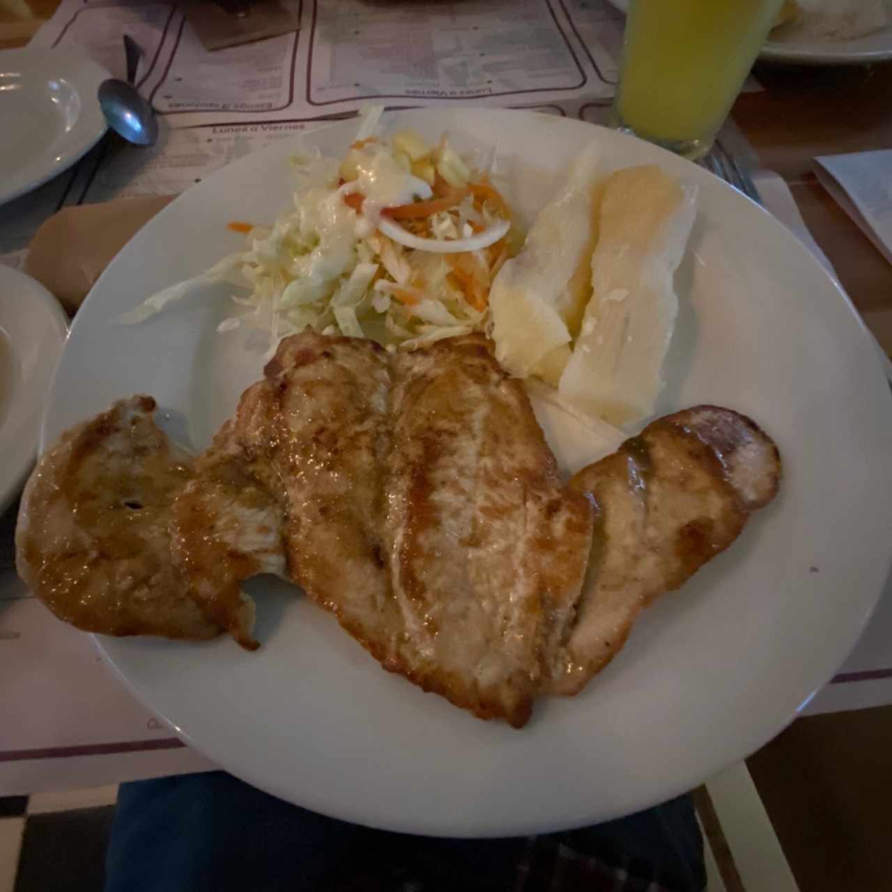 Pechuga a la parrilla 