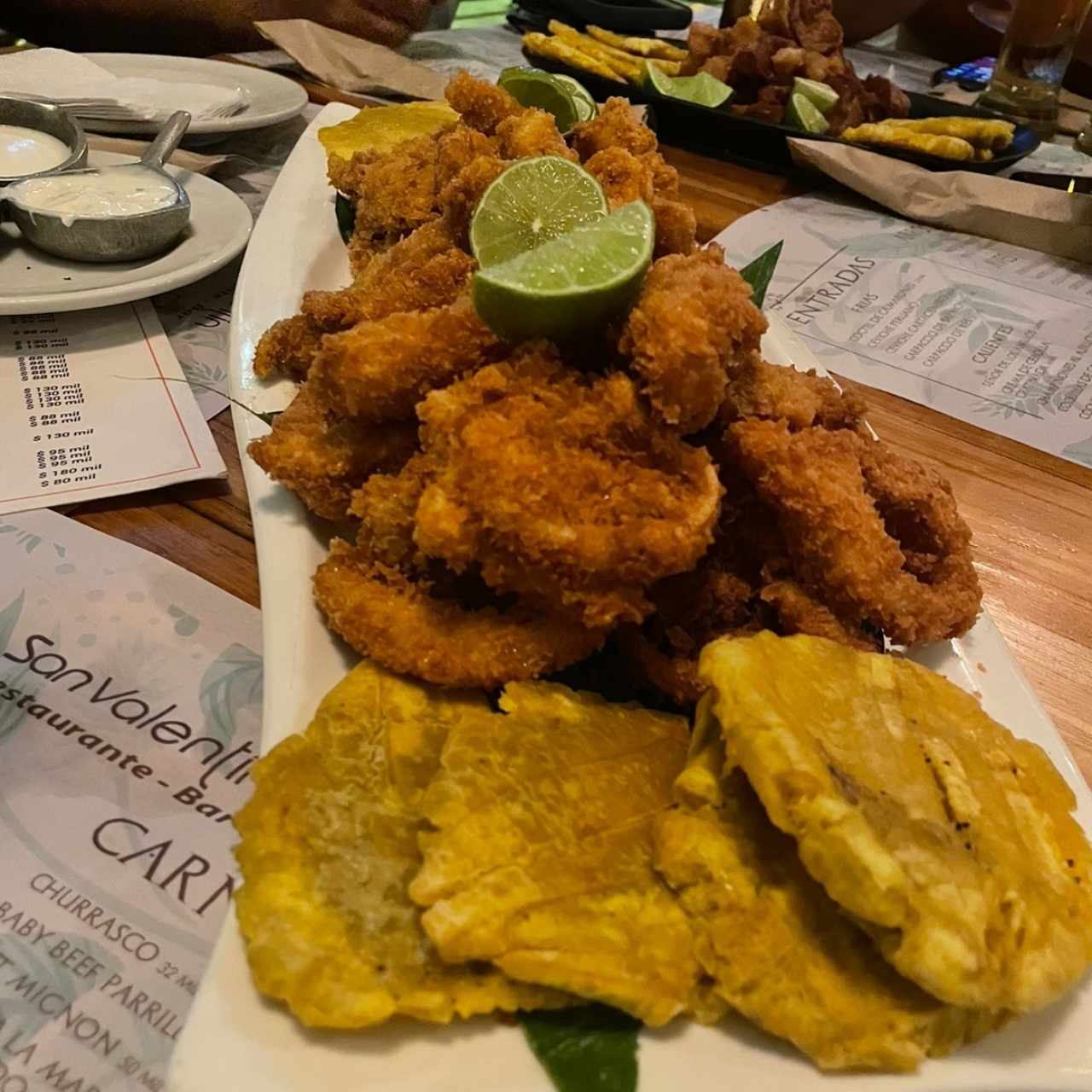 Picada de mariscos 🍤🦐