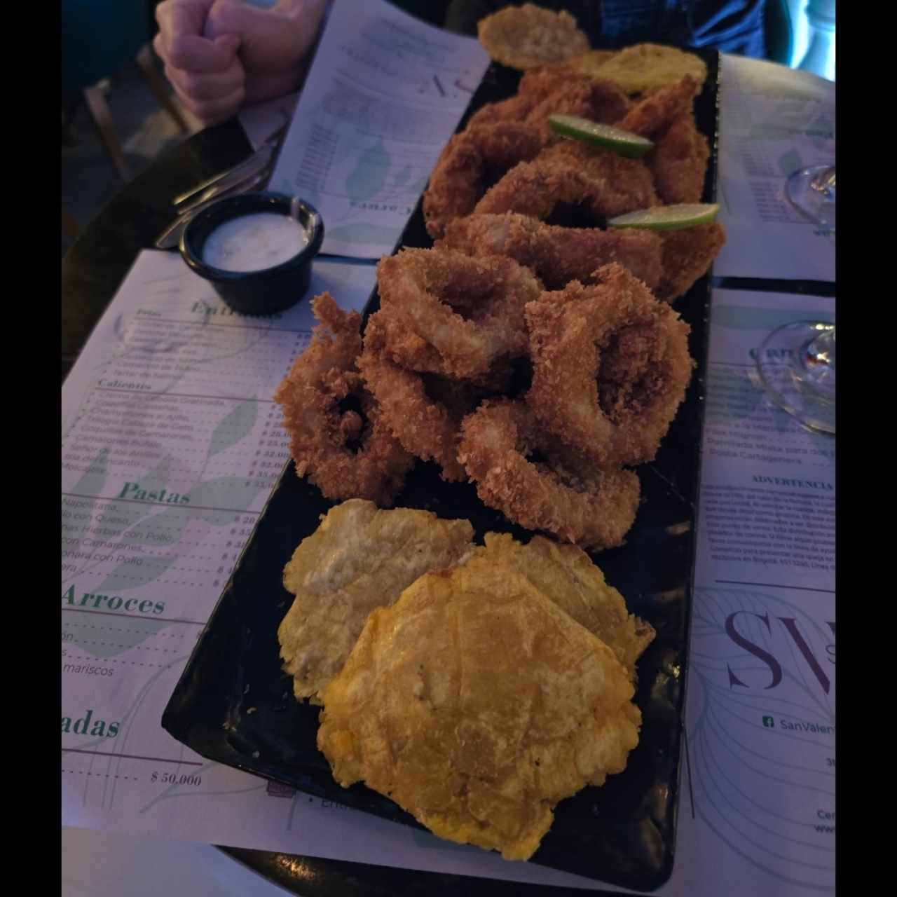 picada de mariscos