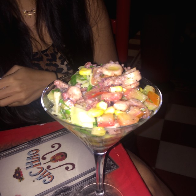 Seviche de pulpo