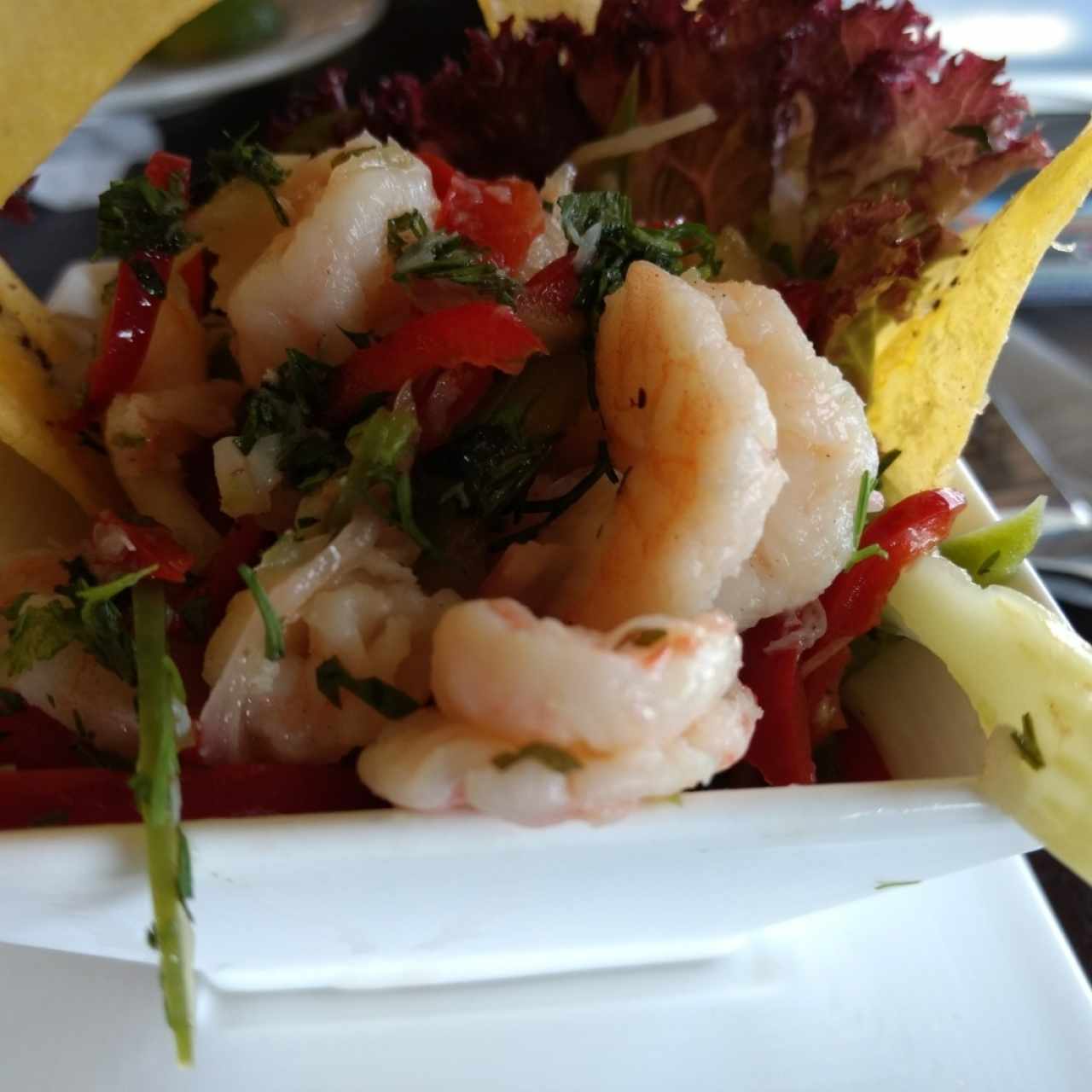 Parte del trio de ceviche