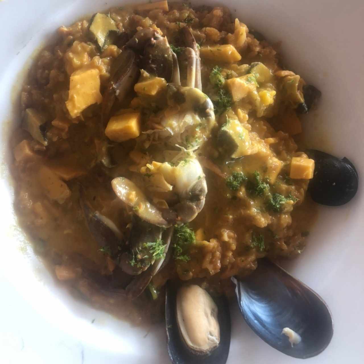 Atollado de mariscos