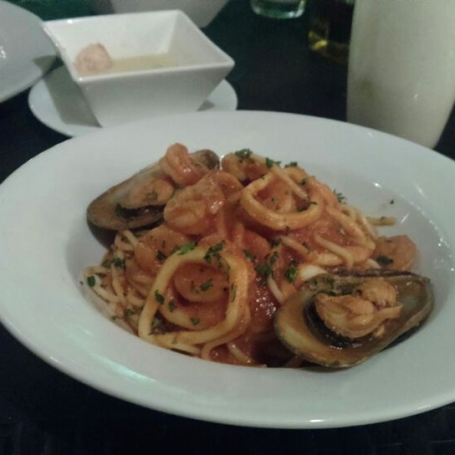 Spaghettis a la marinera 