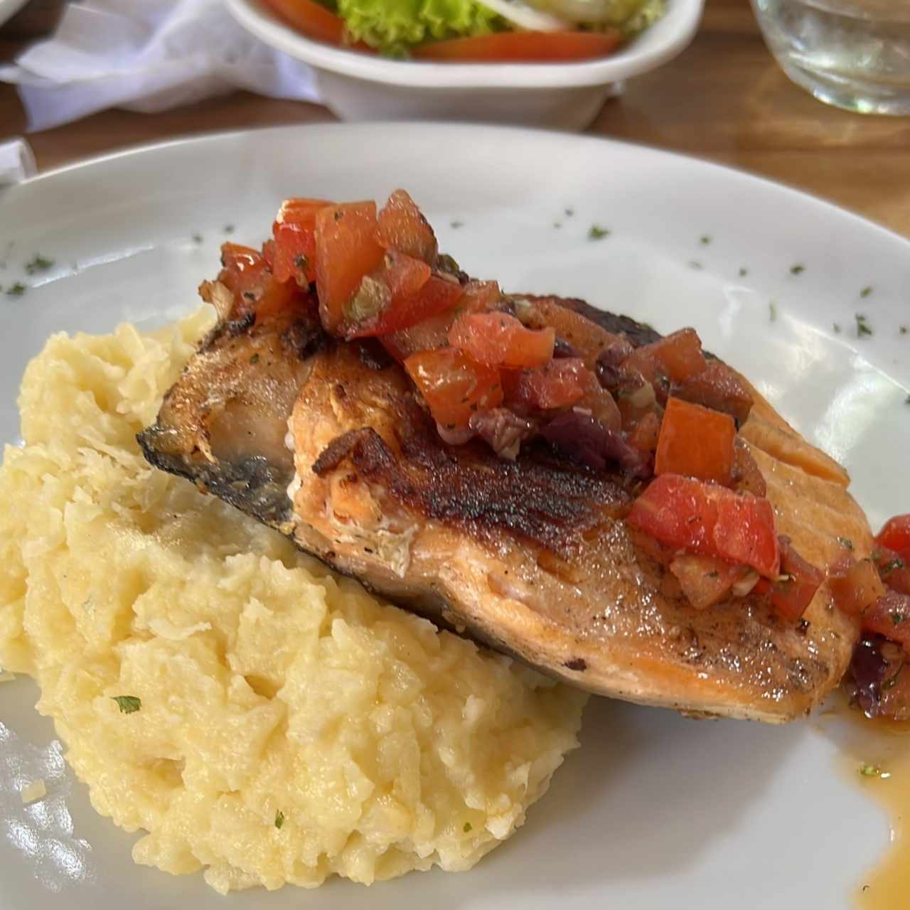 Salmon a la Mediterranea
