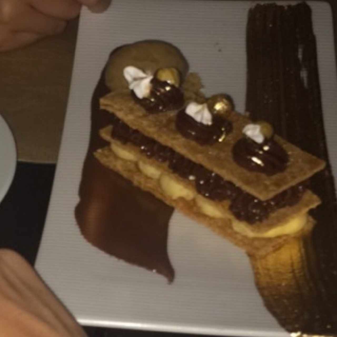 milhoja de nutella 