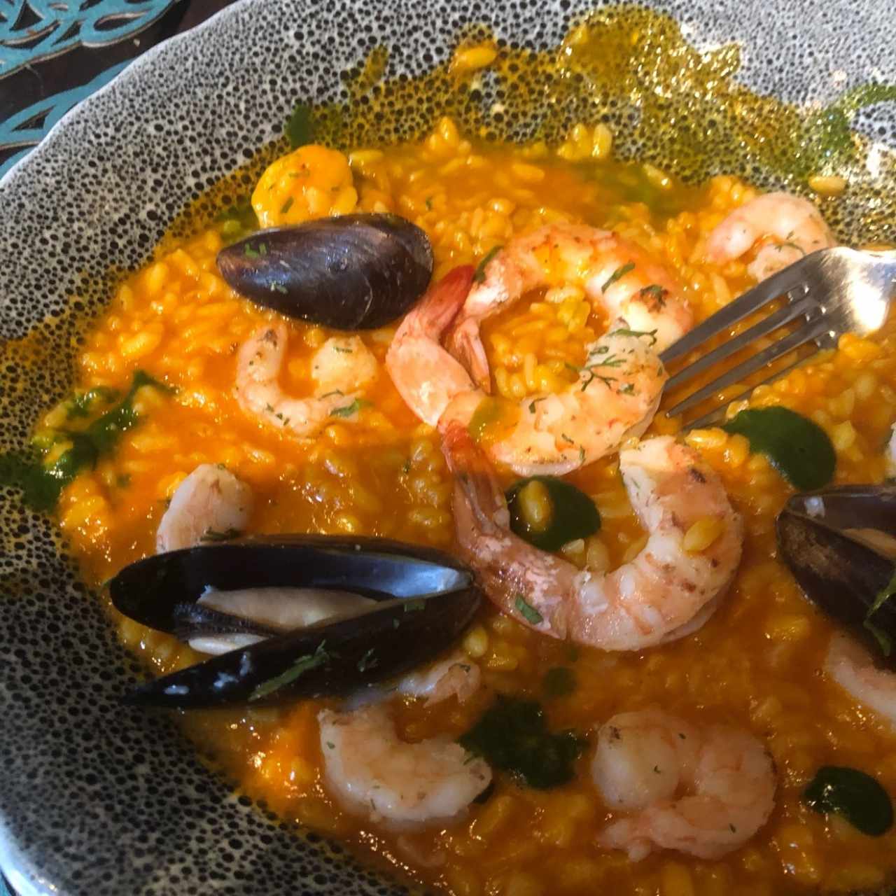 Arroz Caldoso de Mariscos