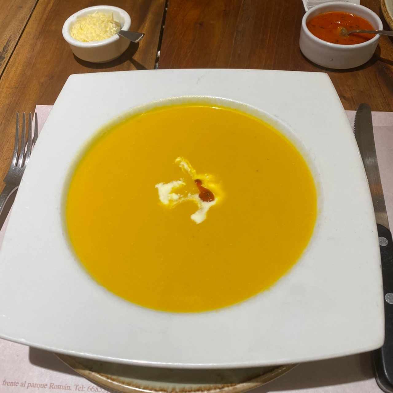 Sopa de Ahuyama 