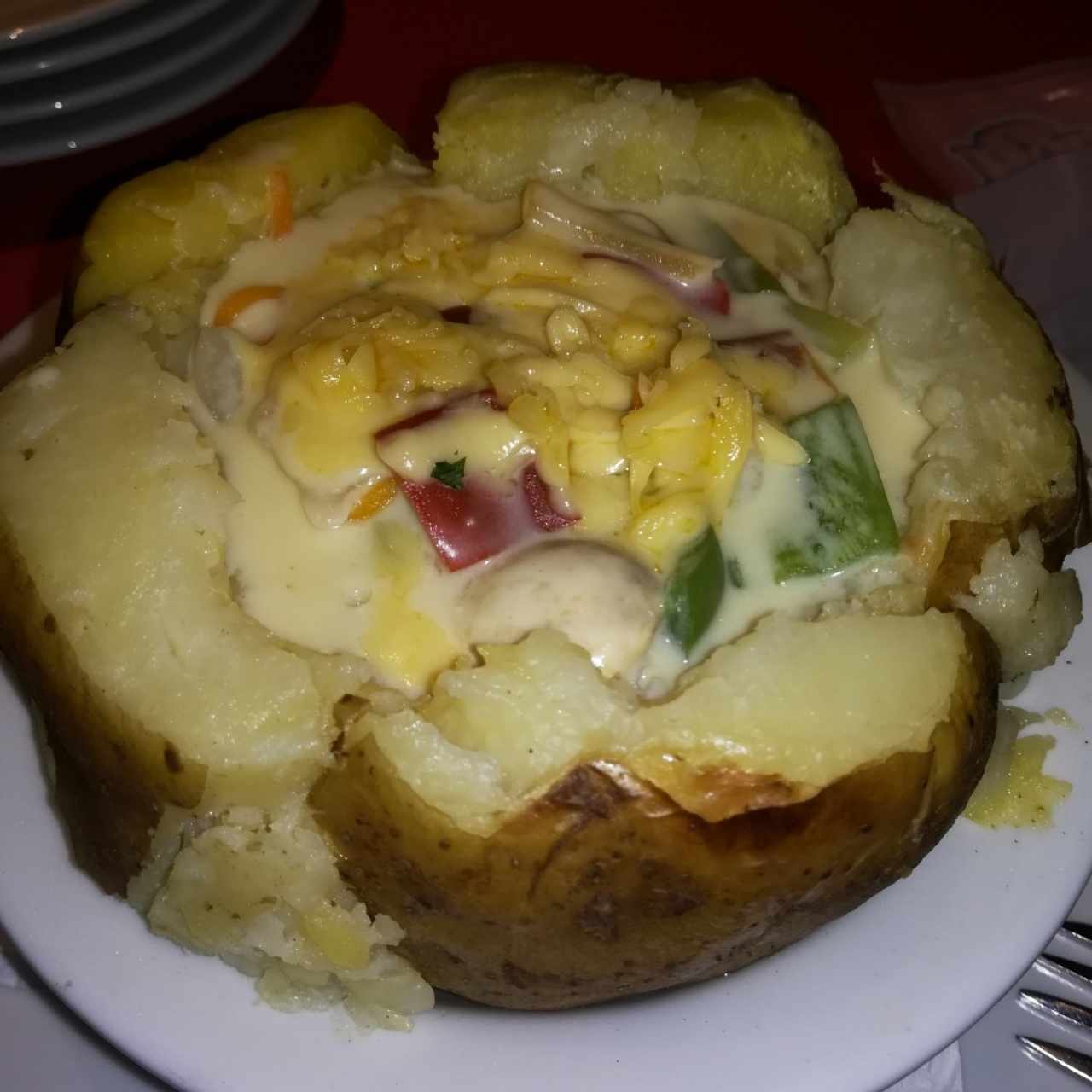papa vegetariana