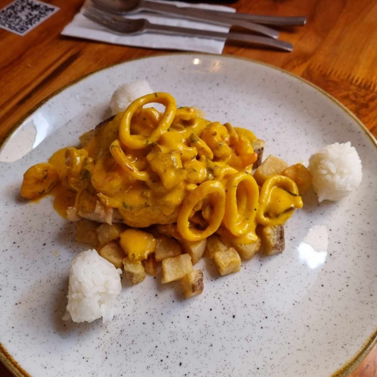 Pescado al ají amarillo