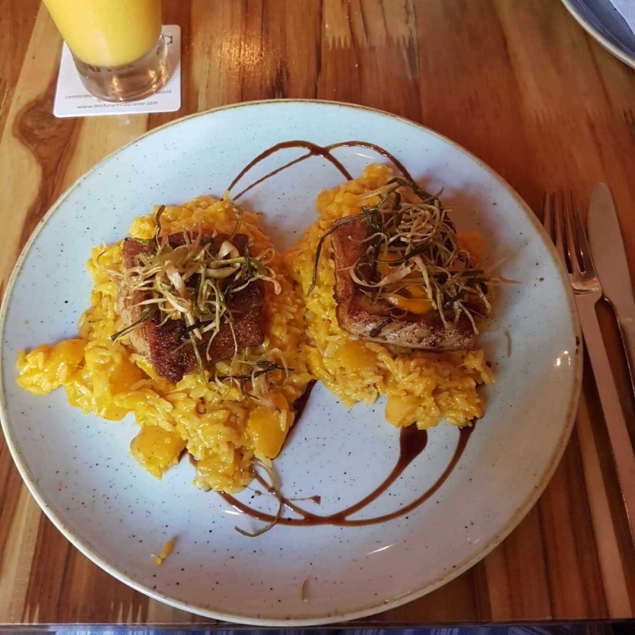 Risotto de pescado