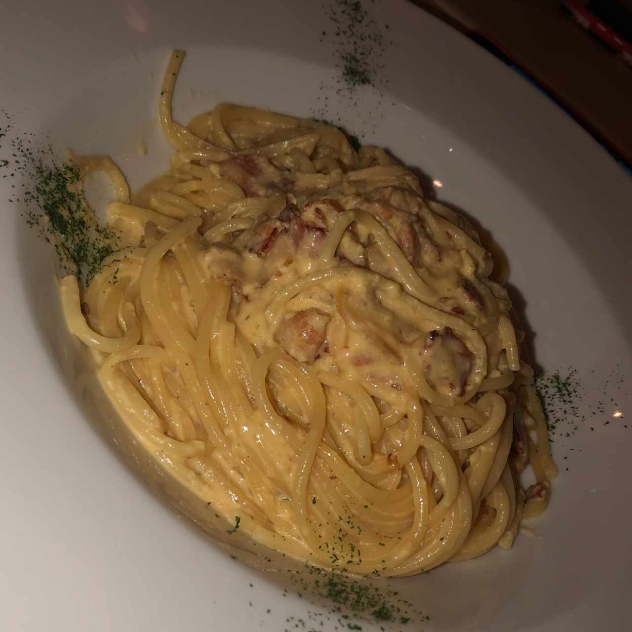 pasta a la carbonara
