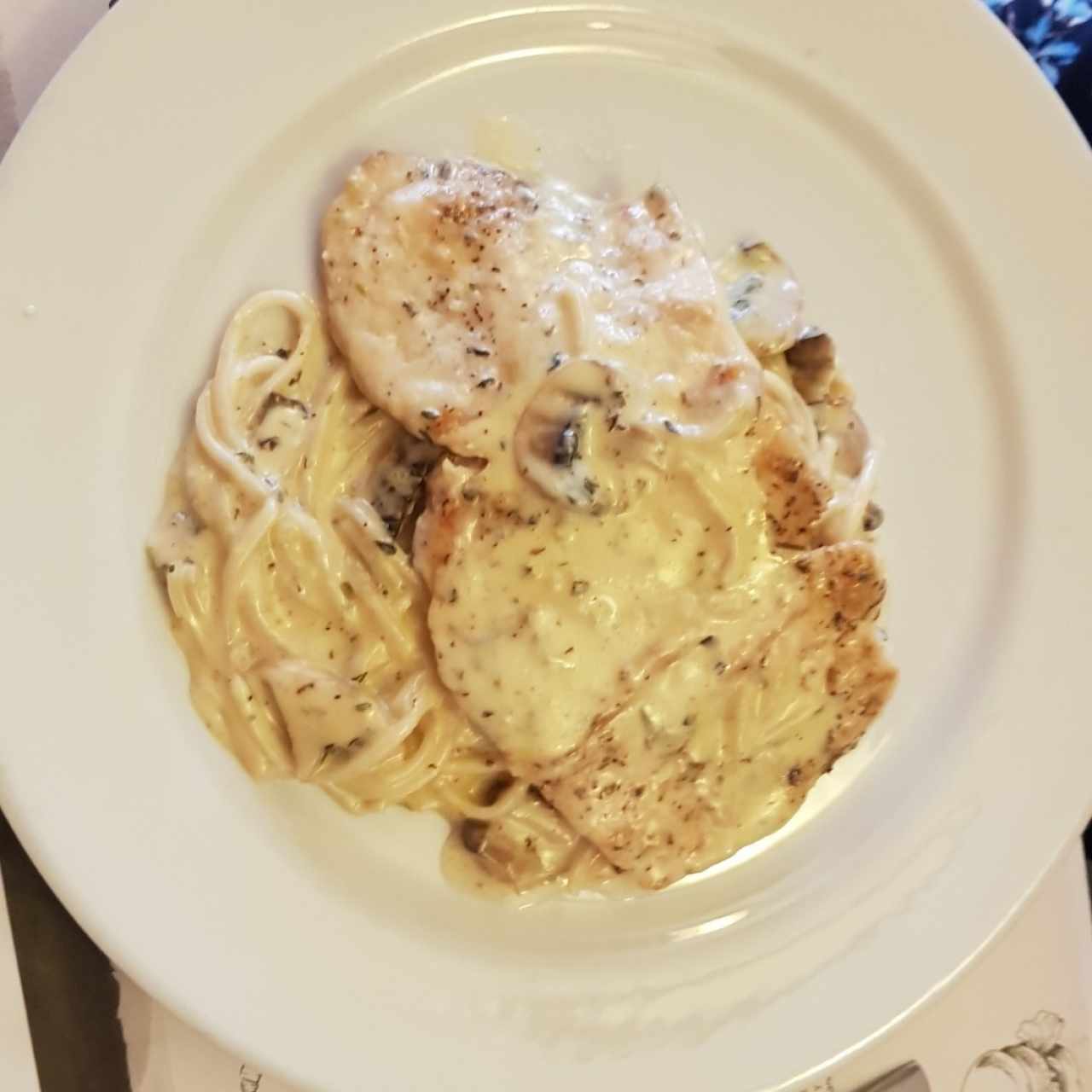 pollo dos salsas