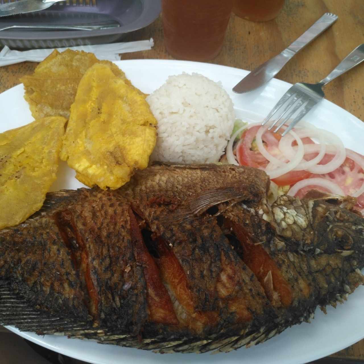 Mojarra frita
