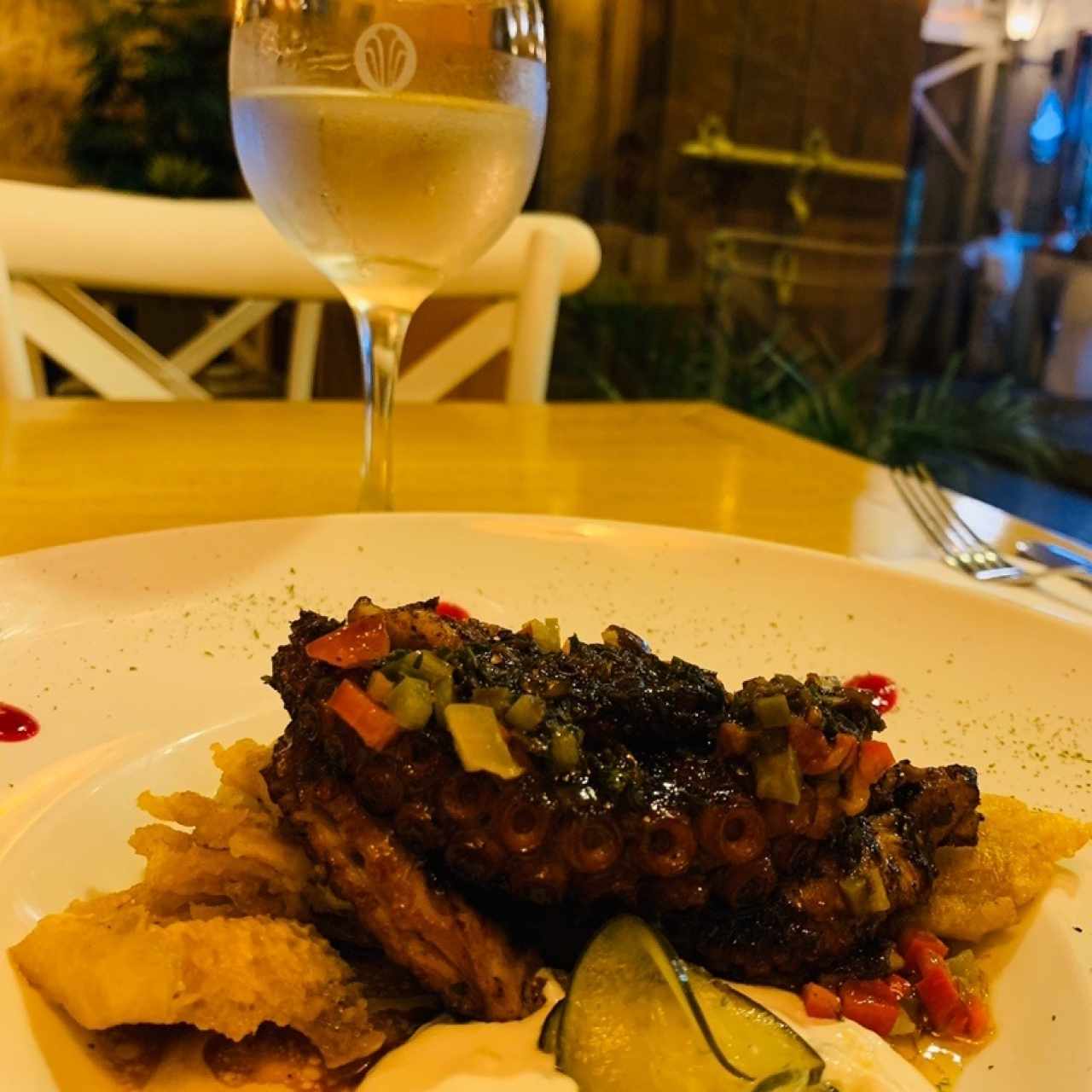 pulpo al grill