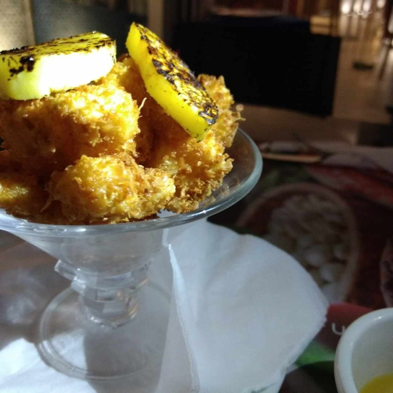 camarones panko y coco